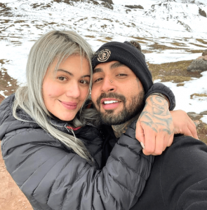 Johan Lopez with his gf